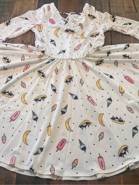 Dot Dot Smile size 7 girls banana split Ballerina twirl dress new